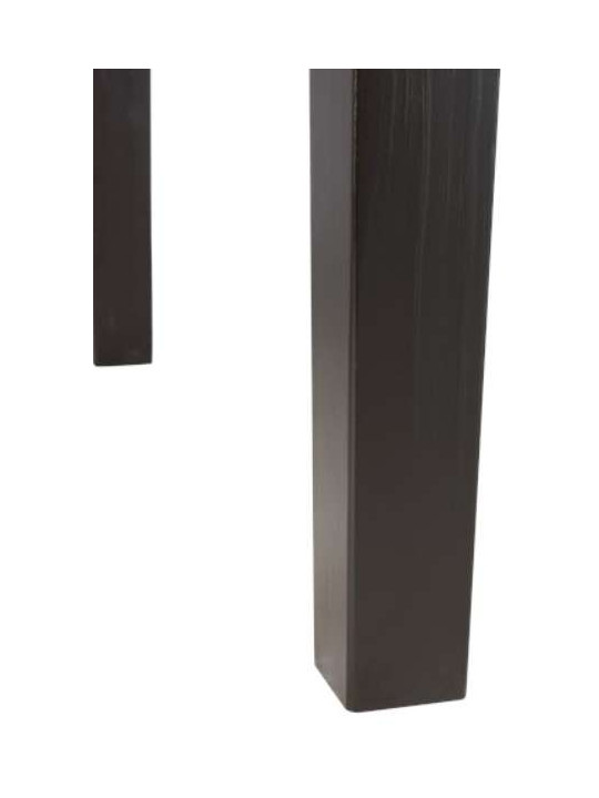 Table campagne bois noir Jolipa