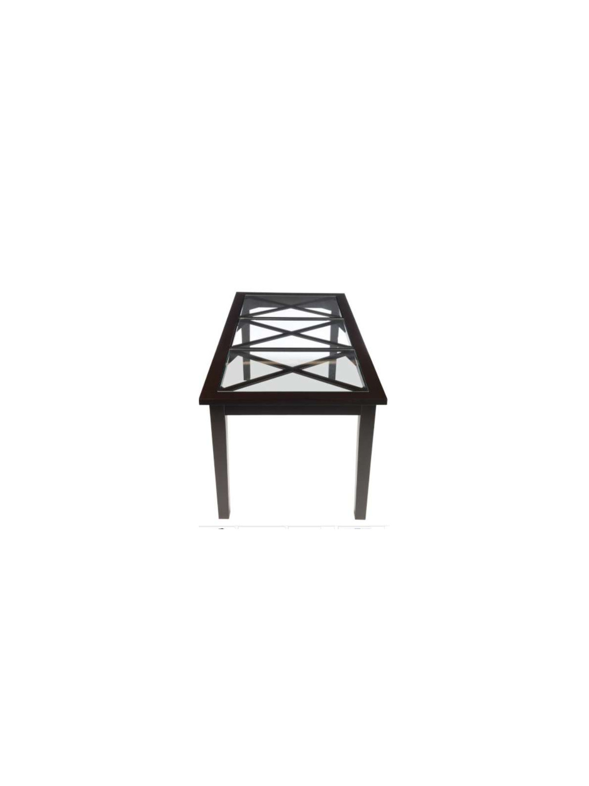 Table campagne bois noir Jolipa