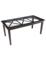 Table campagne bois noir Jolipa