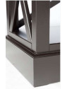 Etagère bois noir croix Etagère bois noir croix