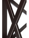 Etagère bois noir croix Etagère bois noir croix