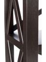 Etagère bois noir croix Etagère bois noir croix
