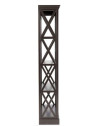 Etagère bois noir croix Etagère bois noir croix