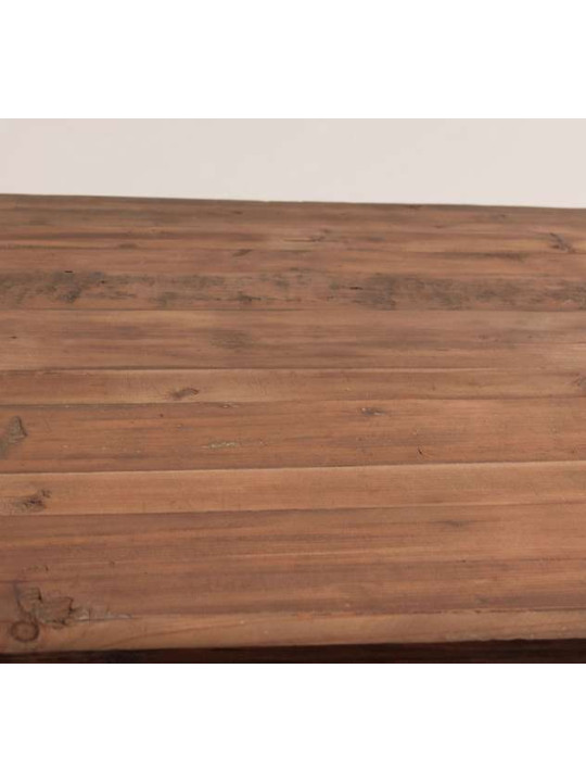 Table basse industrielle chariot grillagé