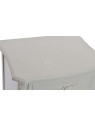 Chiffonnier blanc 5 tiroirs Rose