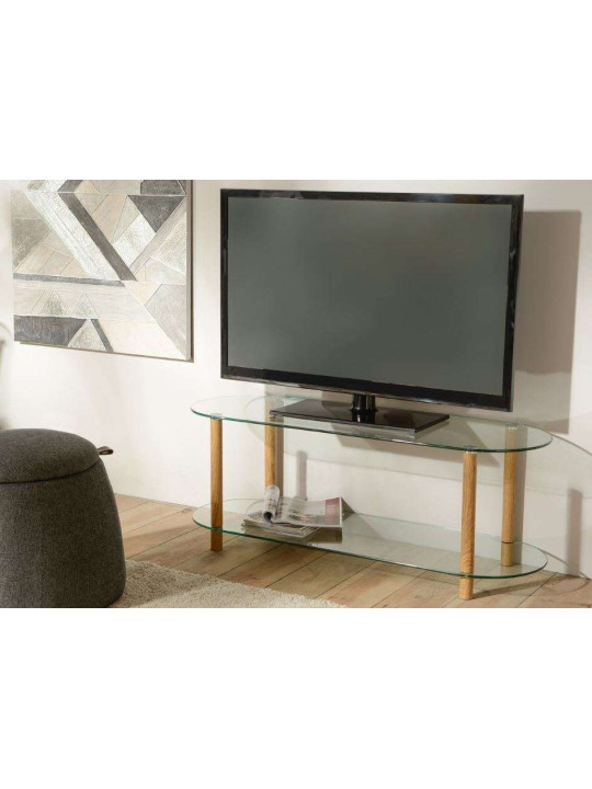 Meuble télé en verre design