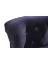 Banquette capitonnée bleue 