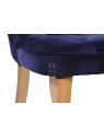 Banquette capitonnée bleue 