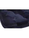 Banquette capitonnée bleue 