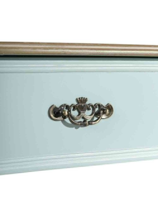 Console droite bleue romantique Cécile