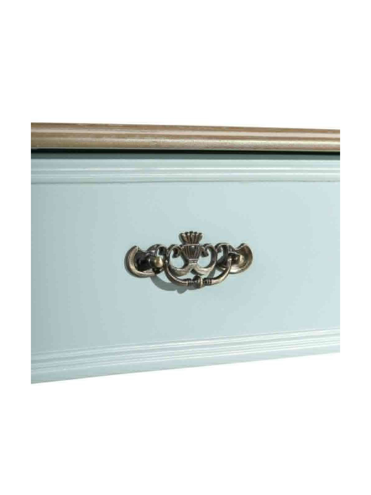 Console droite bleue romantique Cécile