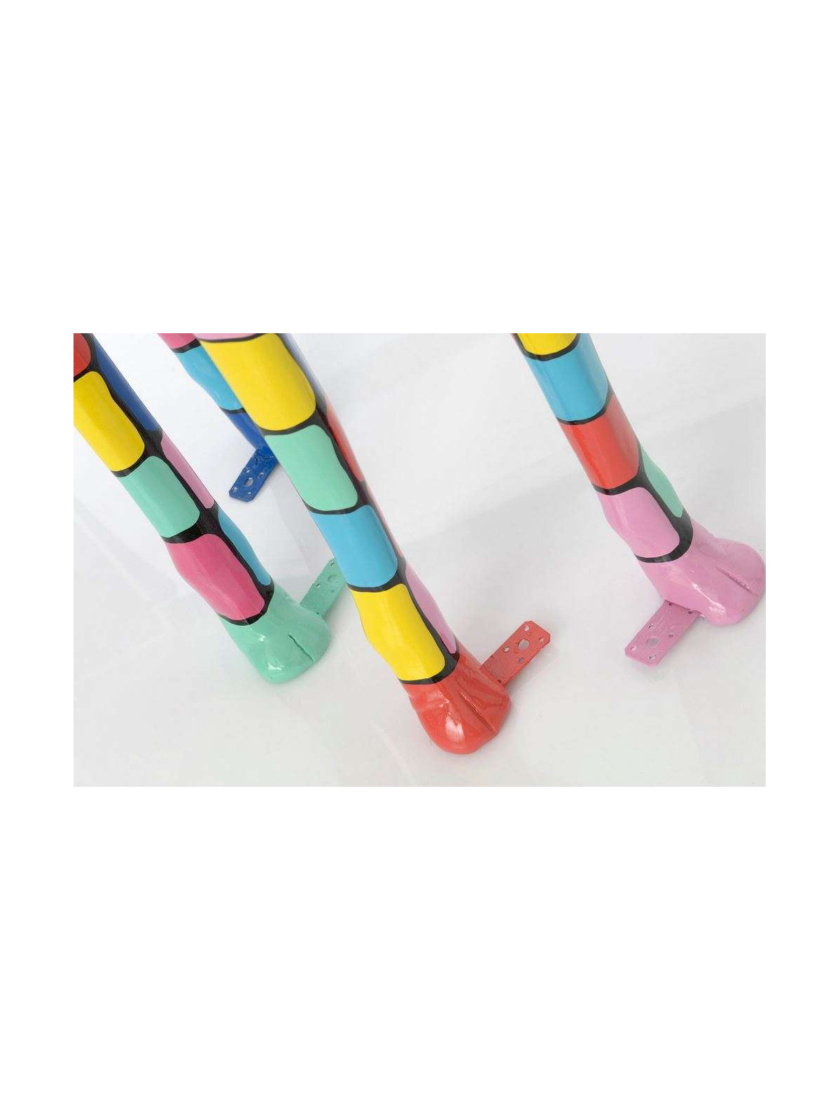Girafe colorée design 105 cm