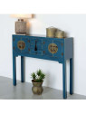 Console chinoise bleue canard 90 cm