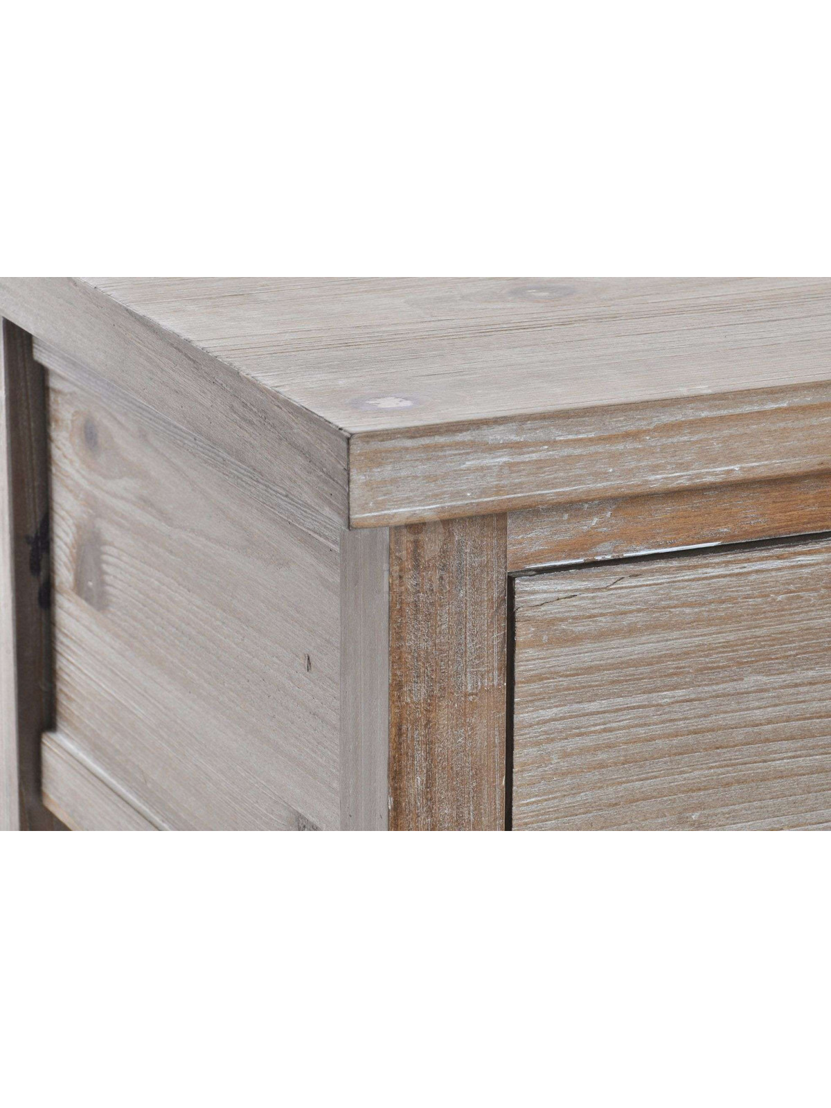 Console de drapier bois cérusé 160 cm