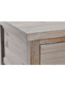 Console de drapier bois cérusé 160 cm