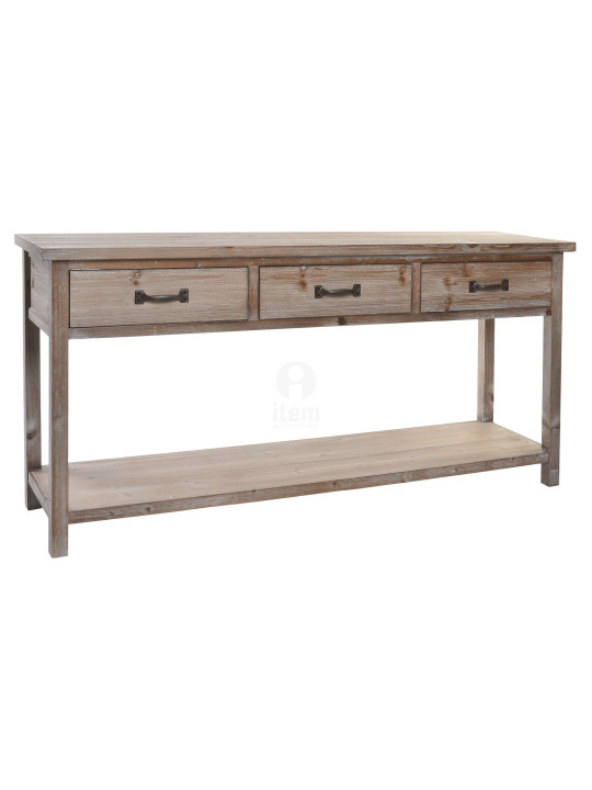 Console de drapier bois cérusé 160 cm