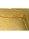Fauteuil bas moutarde chiné