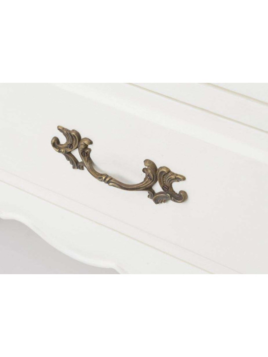 Bonnetière blanche shabby chic