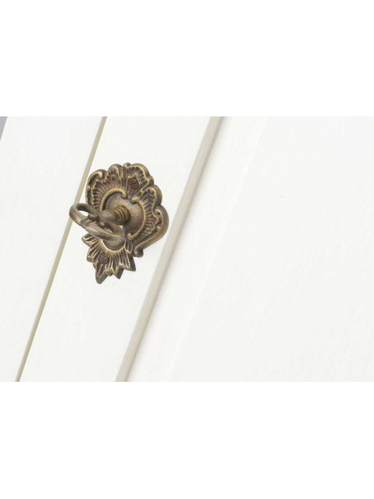 Bonnetière blanche shabby chic