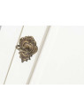 Bonnetière blanche shabby chic