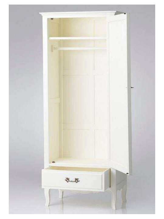 Bonnetière blanche shabby chic