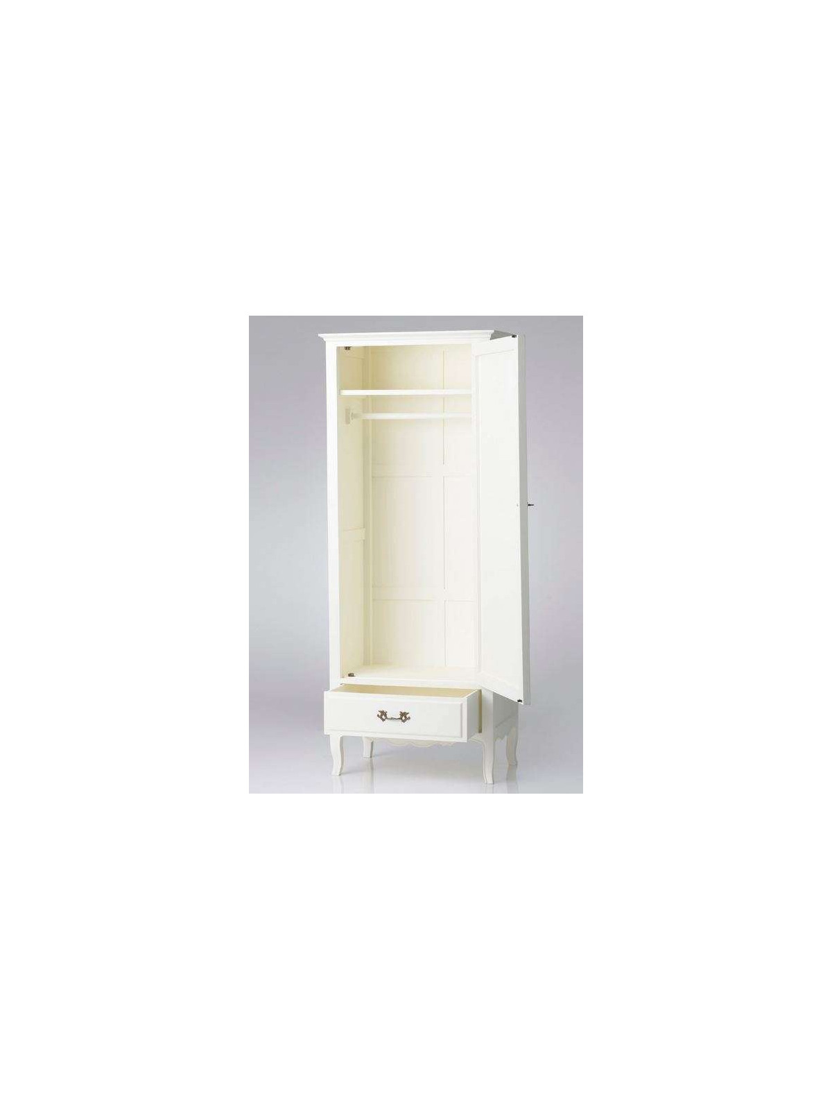 Bonnetière blanche shabby chic