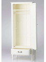 Bonnetière blanche shabby chic