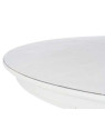 Table ronde 120 cm en bois cérusé crème