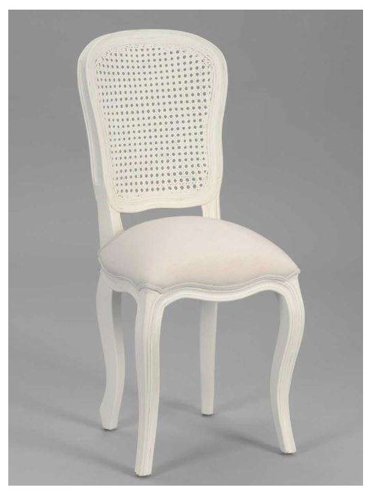 Chaise galbée assise bombée