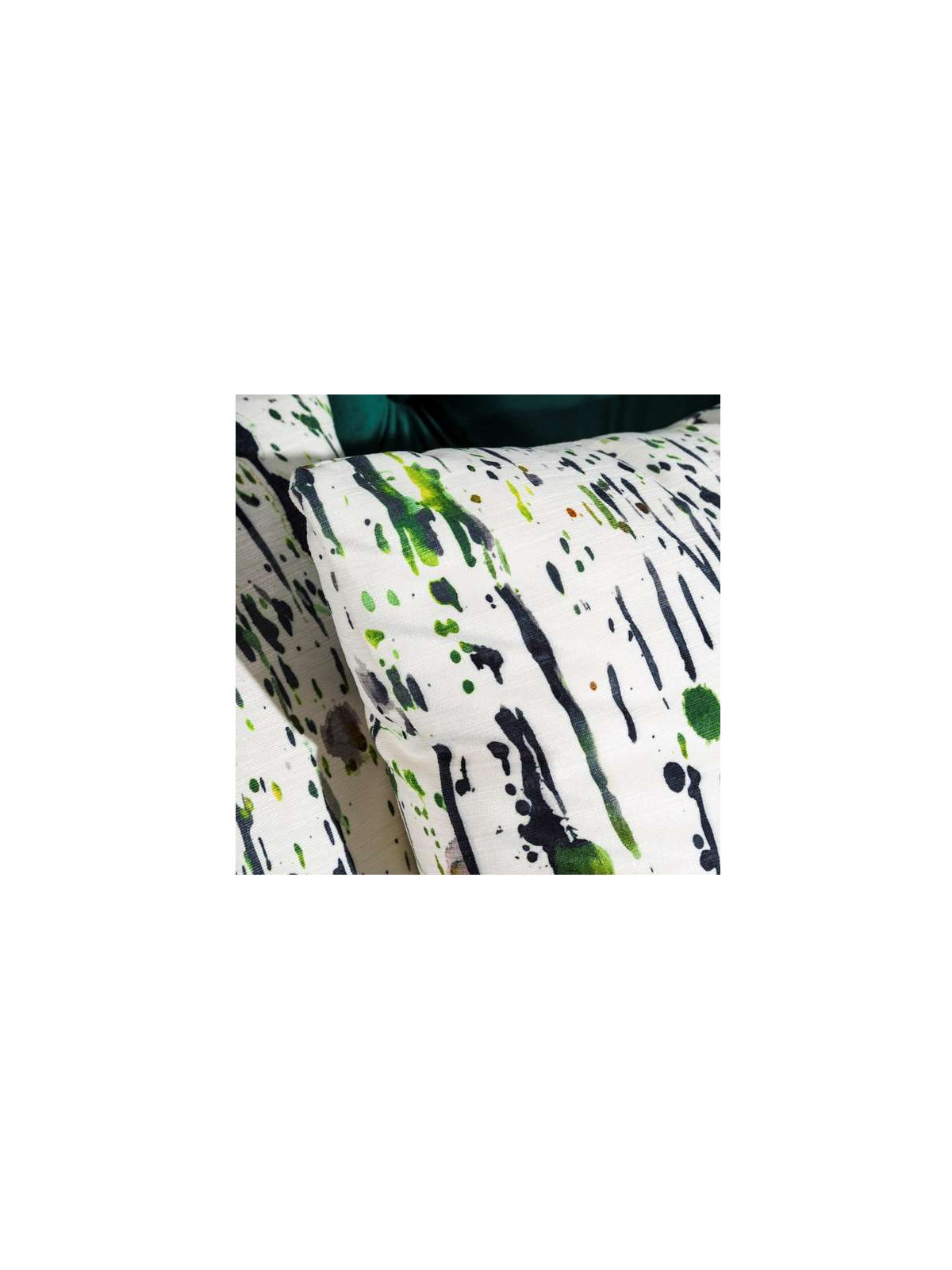 Canapé design velours vert 2 places