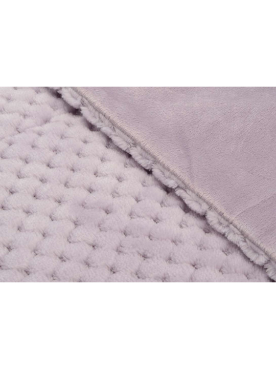Plaid lilas damier Amadeus 170 cm