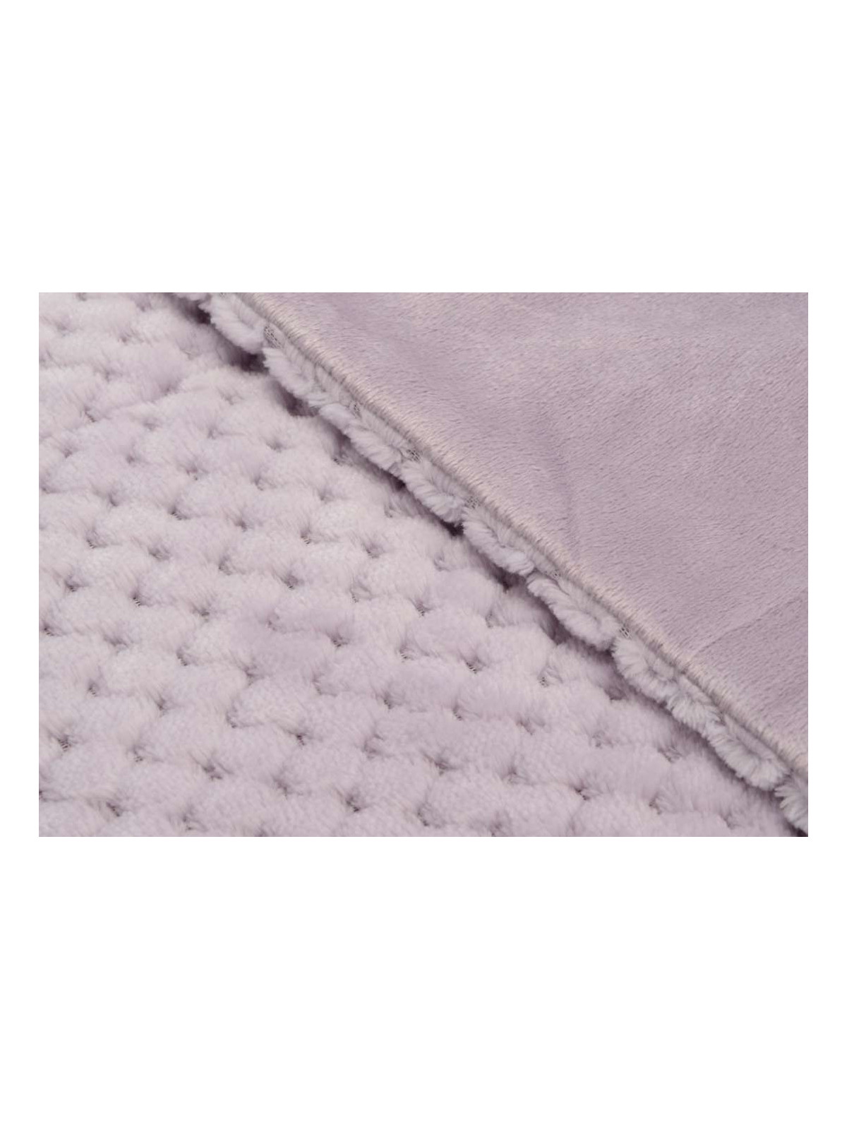 Plaid lilas damier Amadeus 170 cm