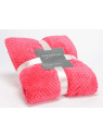 Plaid fushia damier Amadeus 170 cm