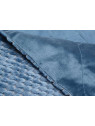 Plaid bleu nuit damier Amadeus 170 cm