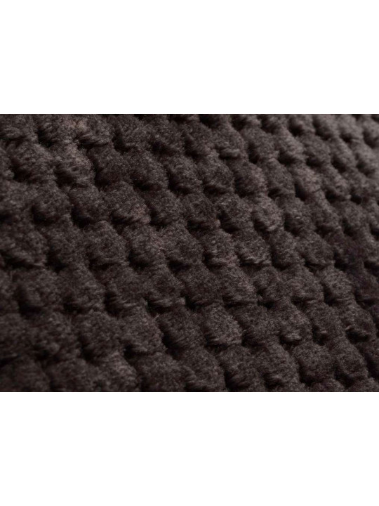 Coussin chocolat damier par 2 