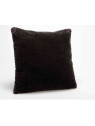 Coussin chocolat damier par 2 