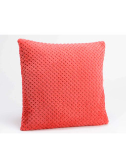 Lot de 3 coussins Damier corail Amadeus