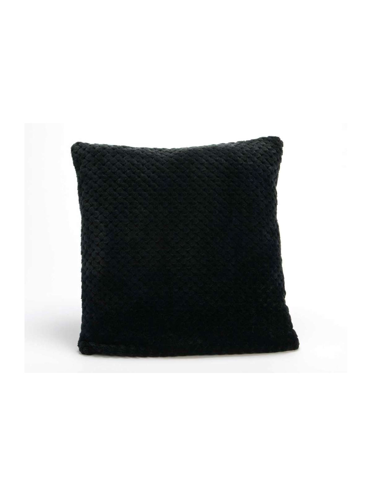 Coussin noir damier par 2 