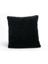 Coussin noir damier par 2 