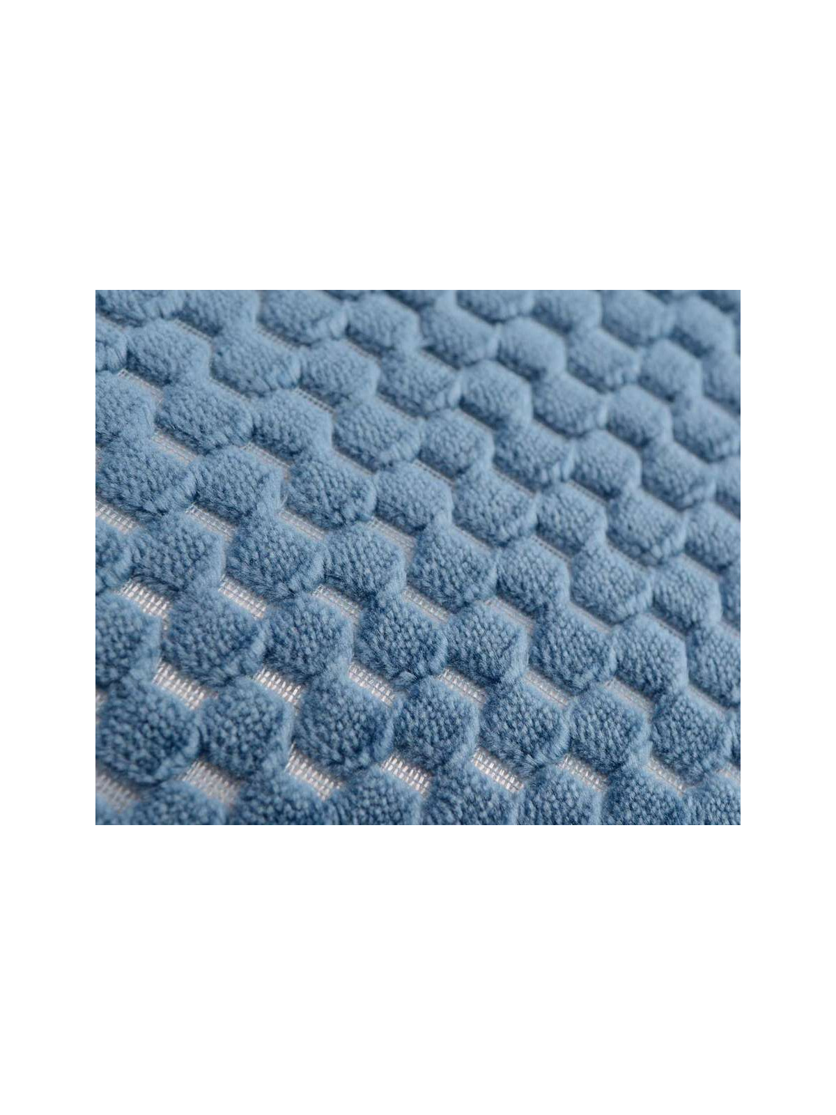 Coussin bleu damier par 2 