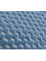 Coussin bleu damier par 2 