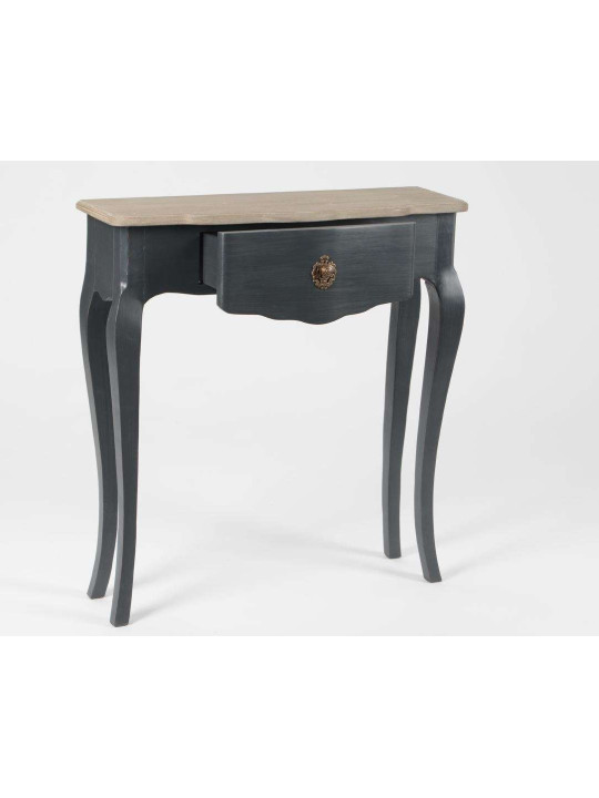 Console baroque grise élégante