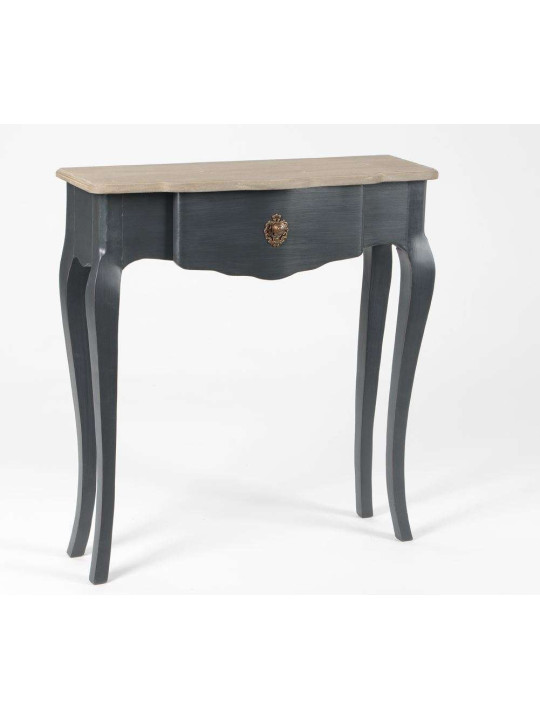Console baroque grise élégante