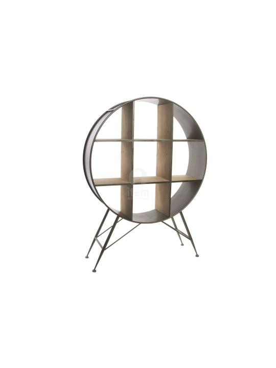 Etagère industrielle ronde vintage 109 cm