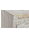 Commode cérusé 5 tiroirs décorés Sofia