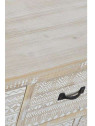 Commode cérusé 11 tiroirs décorés Sofia