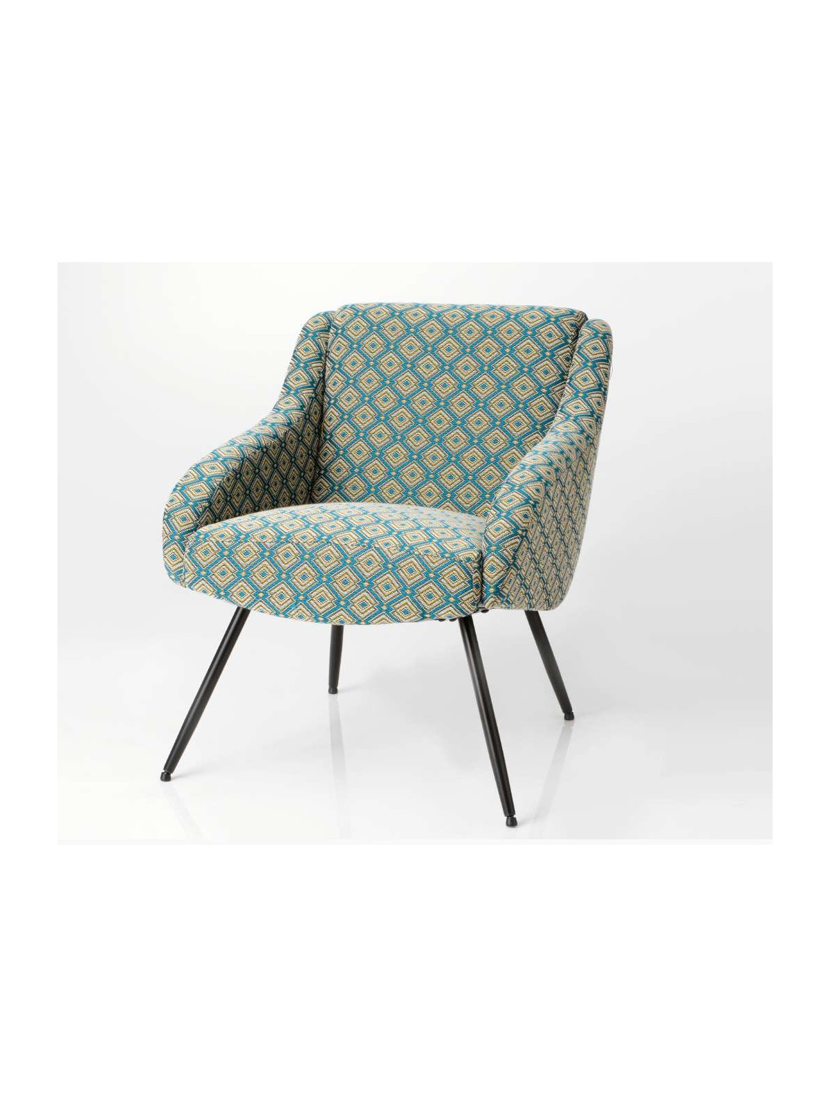 Fauteuil tapissé moderne