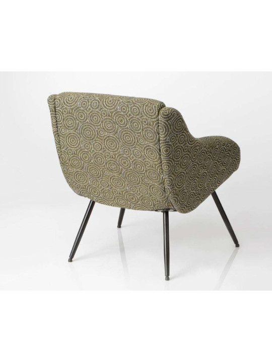 Fauteuil tapissé moderne multicolor