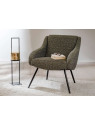 Fauteuil tapissé moderne multicolor