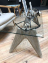 Table salon contemporaine structurale